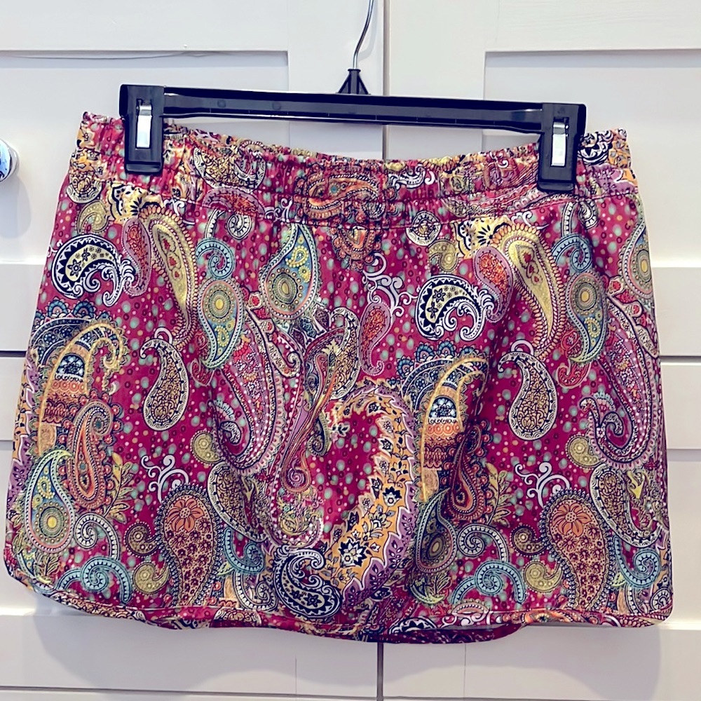 Prana Paisley Print Tennis Skirt